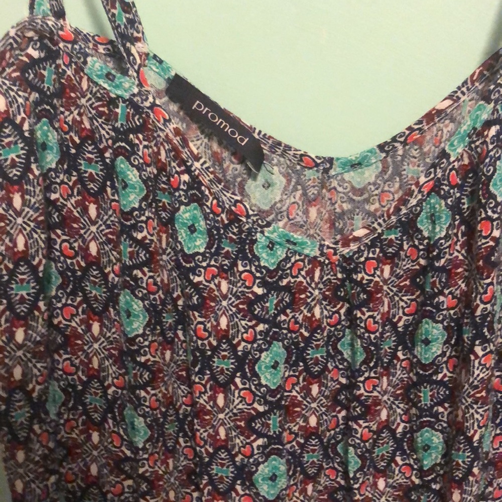 Multicolored Romper. - Picture 3 of 3